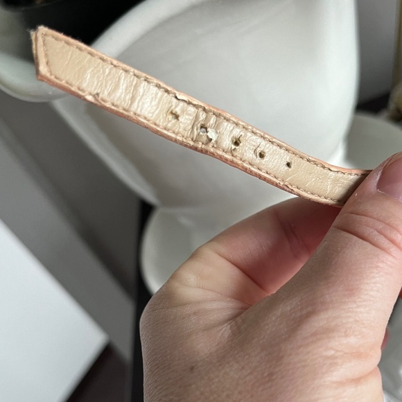 ALDO Women’s 5" High Heel Platforms size 6.5 open toe, coral fabric - Picture 10 of 12